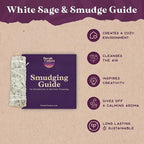 White Sage Bundle - 1 Pack - Sage Smudge Stick for Home Cleansing Incense Healing Meditation and California Smudge Sticks Rituals - 4 Inch