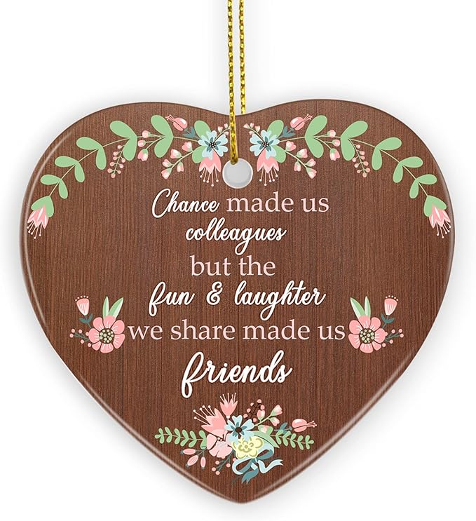 Friend Gifts for Women, Jocidea Christmas Ornaments for Friend Gift for Your Friend Thinking of You Gifts for Best Friend Friendship Gifts for Women Bridesmaid Proposal Gifts Friend