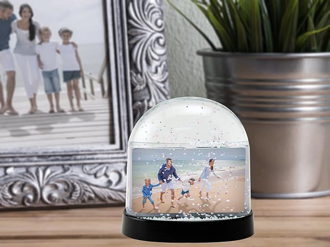 Neil Enterprises Inc. Clear Horizontal Photo Snow Globe