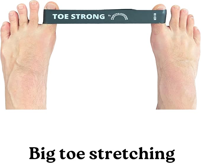 Toe Strong Resistance Bands | Toe and Foot Strengthening | 3 Resistance Levels for Plantar Fasciitis, Arch Strength and Foot Function