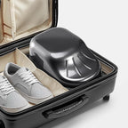 ProCase Hard Hat Travel Case for Baseball Caps, No-Crush Case Holds Up to 6-7 Hats, Adjustable Interior with Shoulder Strap for Travel, Hat Organizer Ball Caps Holder -Grey