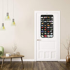 Luney Hanging Jewelry Organizer, 80 Pockets Earring Holder Organizer with Pockets for Woman, for Hanging Earrings, Necklaces, Bracelets, Rings, Storage, Closet(1PCS, No Zipper)