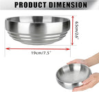 Silver Decorative Bowl Key Holder Bowl for Entryway Table Catchall Bowl for Candy Key Fruit Decorative Serving Bowls for Coffee Table Home Decor, 7.4 Inches