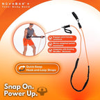 NüvaBar Portable Resistance Band Bar System – Full Body Workout Equipment for Home, Gym, Travel