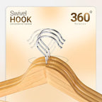 Utopia Home Premium Wooden Hangers 80 Pack - Durable & Slim Coat Hanger - Suit Hangers with 360-Degree Rotatable Hook - Wood Hangers with Shoulder Grooves (Natural Color)