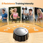 YAMO Folding Elliptical Machine, Elliptical Exercise Machine for Home with Hyper-Quiet Magnetic Driving System, Elliptical Trainer with 17.2IN Stride LCD Monitor Support, 300LBS Weight Capacity