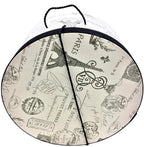 Sarah's Hat Boxes Classic Paris Hat Box – 8.75" x 4.5" (Dia. x Ht.) Handmade in USA – Odorless Non-Toxic Adhesive, Cording Handle – Premium Storage for Hats & Accessories