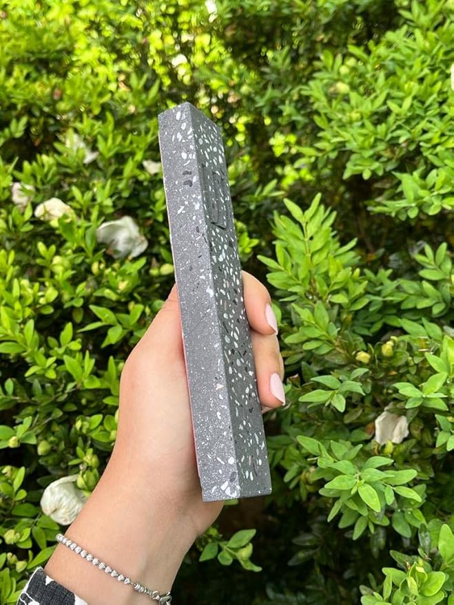 A&S Mezuzot A&S Modern Stone Mezuzah Case Design, Mezuza Cover for Scroll Protection, Easy Peel and Stick Houswarming Gift and Home Blessing