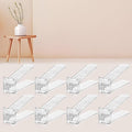 Shoe Slots Organizer for Closet,8 Pack Shoe Stacker Shoe Rack Organizer for Closet Space Saver Storage Shoe Holder Organization(Transparent)