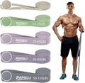 Pull Up Bands, Resistance Bands Set for Pull-Up Assistance, Exercise Bands with Door Anchor & Grip Pads for Men & Women Working Out, Physical Therapy, Muscle Training