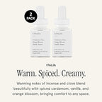 Pura & Brooklyn Candle Studio Home Scent Refill - Smart Home Air Diffuser - Long-Lasting Luxury Fragrance per Refill - Home Essential - Clean & Safe Diffuser Fragrance - 2 Pack, Italia