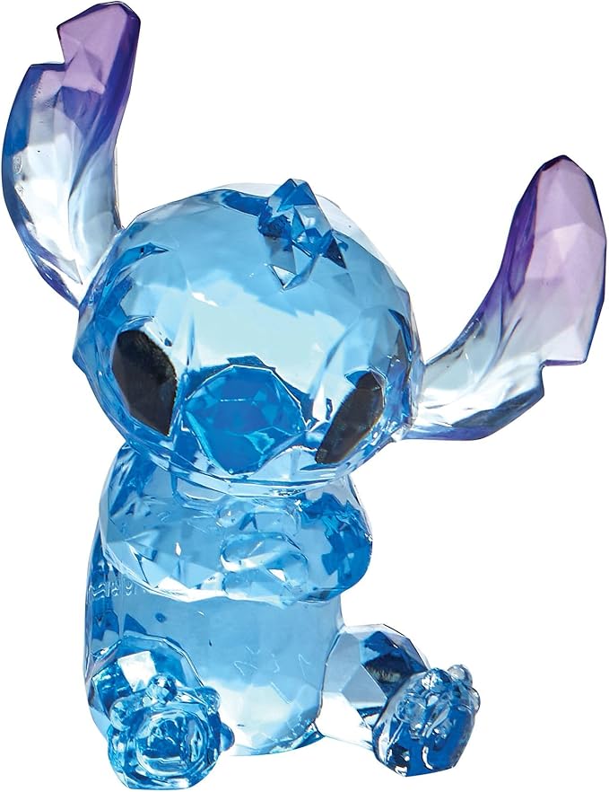 Enesco Facets Disney Lilo and Stitch Figurine, 3.5 Inch, Blue