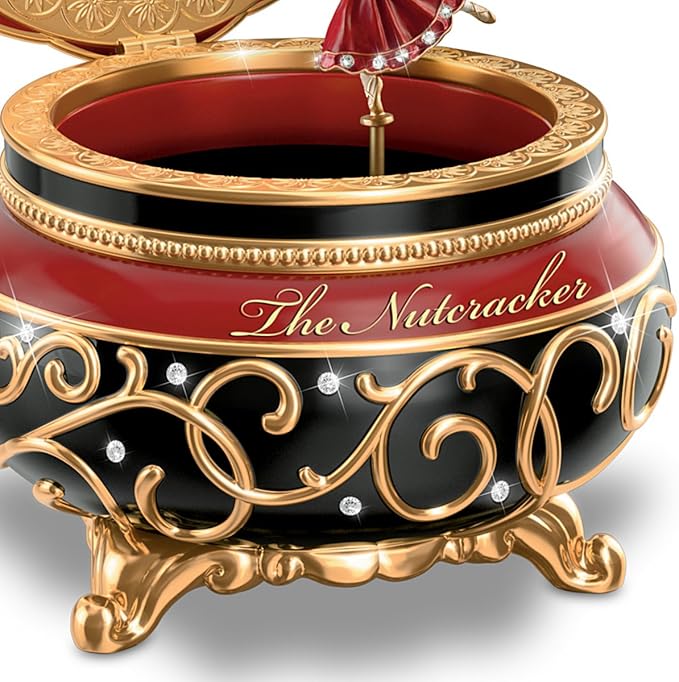 Bradford Exchange Clara And The Nutcracker Heirloom Music Box