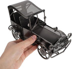Vintage Metal Vehicle Model Figure - Antique Car Collectible Collection - Decorative Scene Car Ornament for Bar Home Interior Desktop