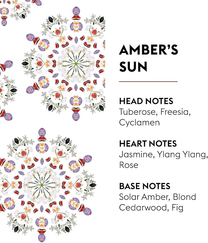 Maison Berger - Amber's Sun - Air Freshener - Fragrance Refill for Reed Sticks and Ceramic Diffuser - 6.76 Fluid Ounces - 200 Milliliters