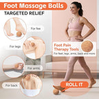Cork Foot Strengthener & Balance Trainer Set – 4-in-1 Foot Mobility System with Roller, Massage Ball & Toe Bands | Improve Stability, Fix Over-Pronation, Enhance Balance & Restore Natural Foot Function