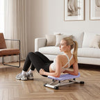 Ski Balancing Machine with LCD Display, Adult Balance Board Trainer Heavy Duty Ski Exercise Machine, Side to Side Core Stability Equipment Low Impact Full Body Cardio Workout Trainer