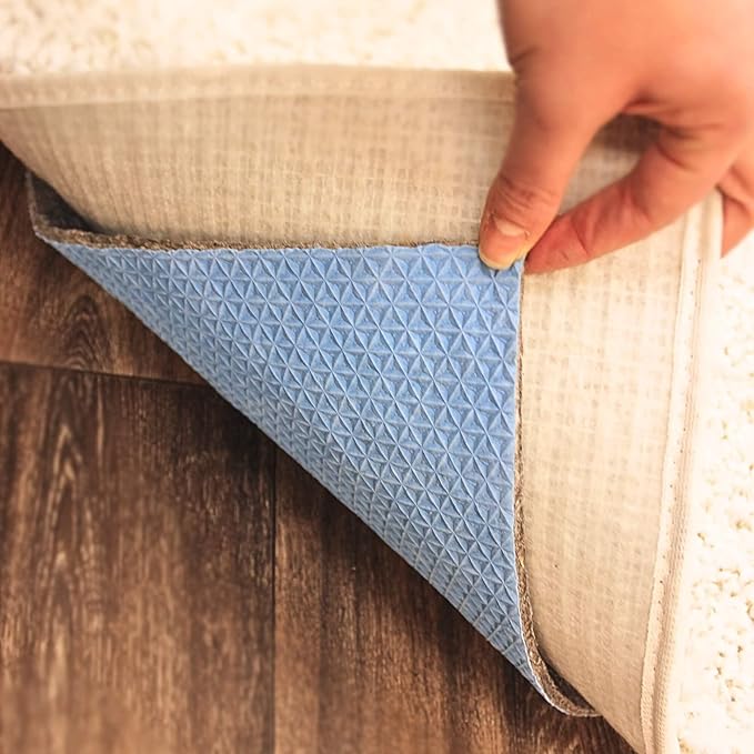 KOECKRITZ RugLock 3' x 10' Rug Pad – Non-Slip Felt & Rubber Dual Surface Rug Gripper, 0.345" Thick Cushion, Strong Grip Floor Protection, Safe for All Floors