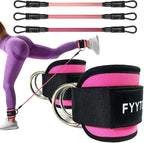 Ankle Resistance Bands with Cuffs, Women Workout for Home Gym, Glutes Exercise at Home, Ankle Strap for Cable Machines Women, Shaping The Perfect Butt.