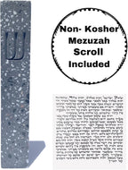 A&S Mezuzot A&S Modern Stone Mezuzah Case Design, Mezuza Cover for Scroll Protection, Easy Peel and Stick Houswarming Gift and Home Blessing