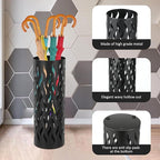 Umbrella Stand | Round Standing Rack - 15x15x42cm Umbrella Canes Holder Bin | for Indoor Living Room Entryway Hallway Balcony Office Hotel Reception Lounge Restaurant