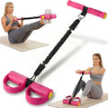 Upgraded Pedal Resistance Band with Handle - Fashion Puller Exercise Tool, Thickened Built-in Latex Tube Pedal Resistance Device & Soft Nitrile Rubber Anti-Slip Footrest for The Core/Arms