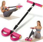 Upgraded Pedal Resistance Band with Handle - Fashion Puller Exercise Tool, Thickened Built-in Latex Tube Pedal Resistance Device & Soft Nitrile Rubber Anti-Slip Footrest for The Core/Arms