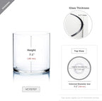WGV Cylinder Vase Bulk, Width 7", Height 7", Clear Wide Large Diameter Flower Glassware, Floral Container, Planter Terrarium for Wedding Party Event, Home Accent Decor, 6 Pieces