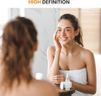 TRAHOME Bathroom Vanity Mirror for Wall, 60" x 36" Metal Framed Rectangular Bathroom Wall Mirror for Over Sink, HD Shatterproof Glass, Hangs Horizontally or Vertically(Black)