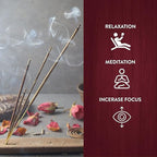 HEM Premium Buddha Bliss Masala Incense Sticks | Natural Fragrance for Meditation, Focus, and Aromatherapy | Air Purifier & Cleansing | 12 Pack Gift Set (15g Each) | Buring time of 30-40 mins.