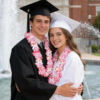 Leis for Graduation 2026, Artificial Flower Wreath with Cards Graduation Lays Gifts, Congrats Grad for High School