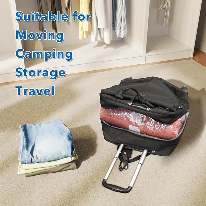 MEIQIHOME Vacuum Storage Bags, Space Saver Sealer Bags,Vacuum seal bags for clothing, Pillows, Comforters, Blankets, Bedding,36 Pack Vacuum Storage Bags with Electric Pump