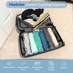 18 Pack Compression Bags for Travel, Roll Up Space Saver Bags for Clothes Storage, Vacuum Storage Bags Compact Packing travel organizer for Luggage, Suitcase, Backpack,