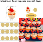AZEAM Acrylic Riser, Black Display Risers Stand Large Collection Organizer Shelf for Cupcake Food Desserts Holder Cosmetic Products Tabletop Use and More (12 X 8 X 6 Inch) (2 Packs Black)