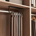 2pack Belt Hanger for Closet,Self Adhesive Belt Holder Organizer,Stainless Steel Belt Hanger Wall Mount,Tie Hanger for Closet for Belt, Scarves,Ties, Hats,Camisoles,Bras