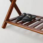 Casual Home Luggage Rack, Walnut (New)