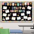 Employee Recognition Bulletin Board Decor - 20 Paper Cutouts Expressing Appreciation and Acknowledgment, Perfect for School, Classroom, and Office Wall Decor (Bohemia)