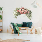 WYSRJ Artificial Flower Swag 30Inch Rose Swag Flowers Wedding Arch Swag Artificial Floral Swag Wreath for Wedding Home Room Garden Lintel Decoration