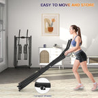 Air Walk Elliptical Glider Machine - 600LBS Capacity, Fully Assembled Low-Impact Design for Home Gym Cross-Training Arm & Leg Cardio Workout-New Version