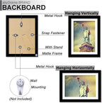 100% Solid Wood 5x7 Picture Frame Set of 12, Black Frame Display Photo 4x6 with Mat or 5 x 7 without Mat, 5by7 HQ Matte Black Frame for Wall - 12 Pack/Black/5"x7"