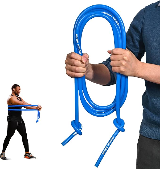 Resistance Bands - 16 Feet Long - 88 lbs Resistance - Strength Training Bands - Elastic Workout Bands - Wrestling Resistance Bands - Fitness & Home Workout Equipment - Resistance Training