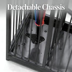 Umbrella Stand with Drip Tray, Black Indoor Umbrella Holder for Entryway, Hotel & Office Entrance, Minimalist Modern Home Decor, Durable & Space-Saving Umbrella Storage Rack