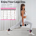 Ankle Resistance Bands with Cuffs, Ankle Bands for Working Out, Ankle Resistance Band for Legs and Glutes Workout Equipment, Butt Exercise Equipment for Women