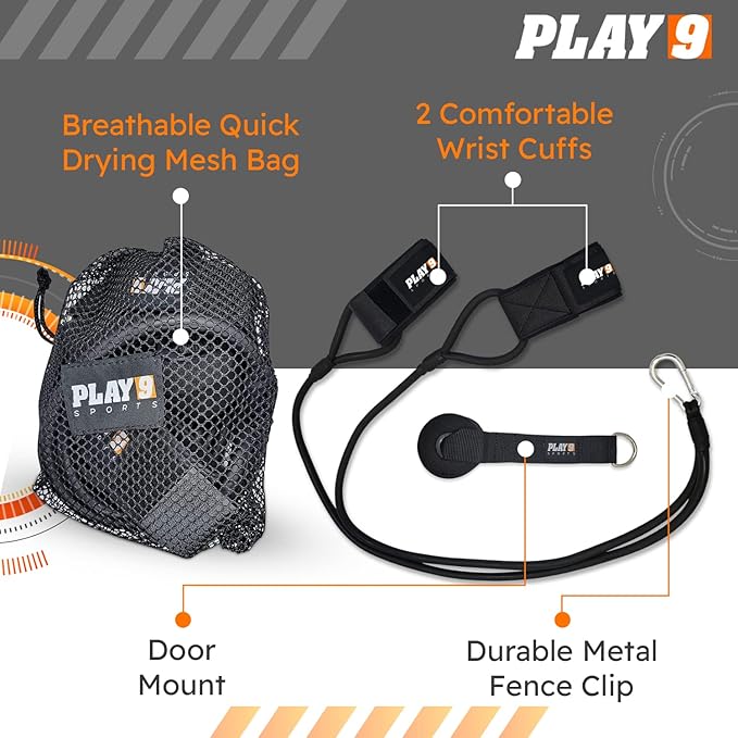 Play 9 Sports Resistance Exercise Bands Baseball Activation Elastic Training Athletes Equipment Bands