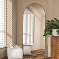 Full Length Mirror 71"x25" Arch Mirror Floor Mirror with Stand Wall Mirror Black Arched Full Body Mirror Standing Hanging or Leaning Against Wall Bedroom Mirrors for Entry, Living Room
