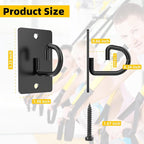Resistance Band Wall Anchors System, Wall Mount Workout Anchors for Exercise Bands