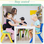 Libima 2 Pcs Wobble Cushion Wiggle Seat Flexible Sensory Seating Balance Disc Board for Men Women Physical Exercise Improving Posture Home Office