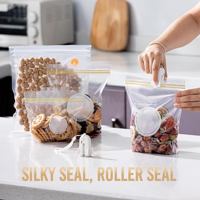 TAILI Plastic Heavy Rolling Slide Clip Seal Grip Air Tight Accessories for Vacuum Storage Space Saver Bags