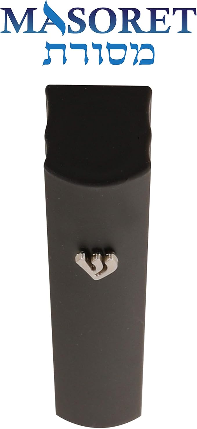 3-Piece Aluminum Door Mezuzah Cases: Special Profile, No Holes, 4-Inch 10cm Hebrew Parchment Scroll Holder Boxes