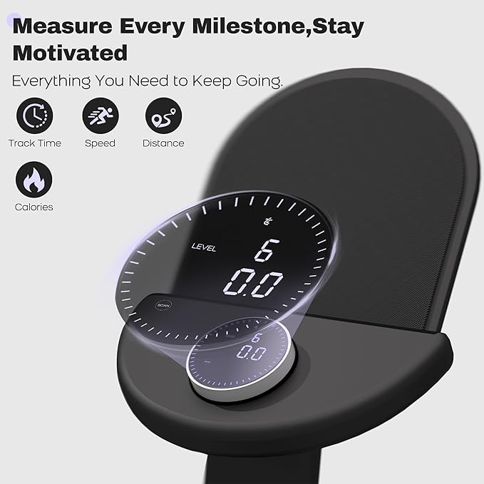 TOUSAINS Elliptical Trainer ET3, 32 Levels Magnetic Resistance, 18" Stride Length Elliptical Machine for Home, Compact Design with Hyper-Quiet Drive, 265 lbs Weight Capacity
